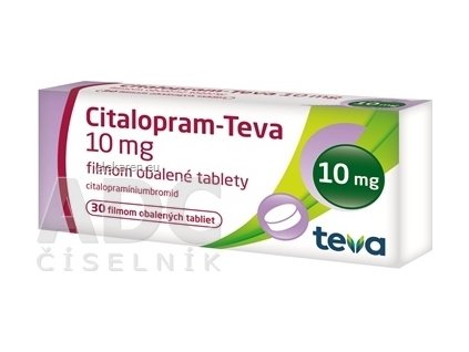 CITALOPRAM-TEVA TBL FLM 30X10MG