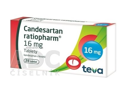 Candesartan ratiopharm 16 mg - 1x28 ks