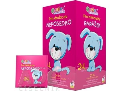 HERBEX Pre drobcov NEPOSEDKO - čaj (od 24. mesiaca) nálevové vrecúška 20x1,5 g (30 g)