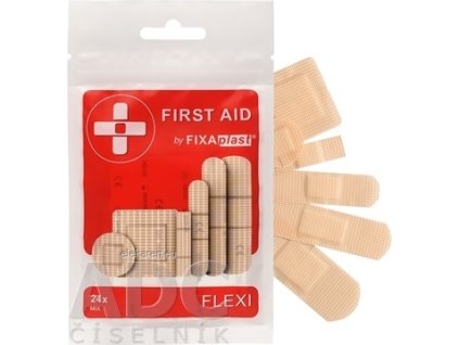 FIXAplast FIRST AID FLEXI náplasť MIX - 1x24 ks