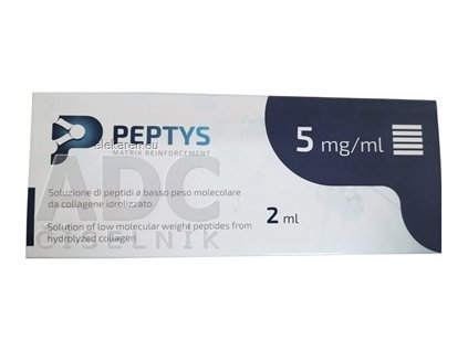 PEPTYS 5 roztok peptidov PEP-52 z kolagénu 5 mg/ml - 1x2 ml