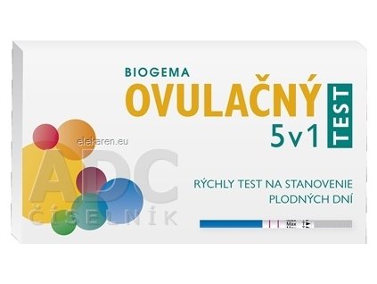 BIOGEMA OVULAČNÝ TEST 5 v 1 - 1x5 ks