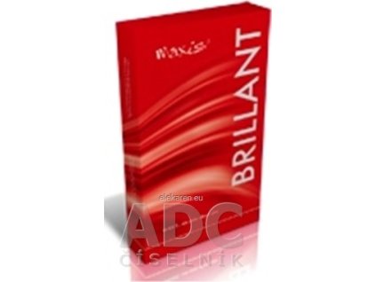 MAXIS BRILLANT LÝTKOVÉ PANČUCHY - veľkosť 5, (II.KT), normálne, bez špice, čierne 1x1 pár