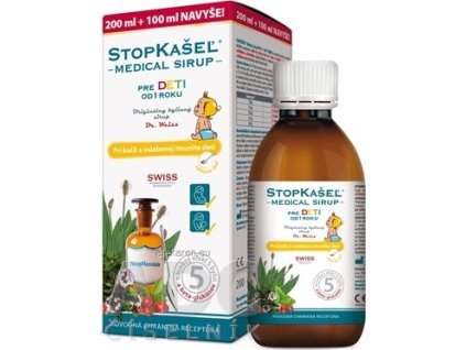 STOPKAŠEĽ Medical sirup OD 1 ROKU - 1x300 ml