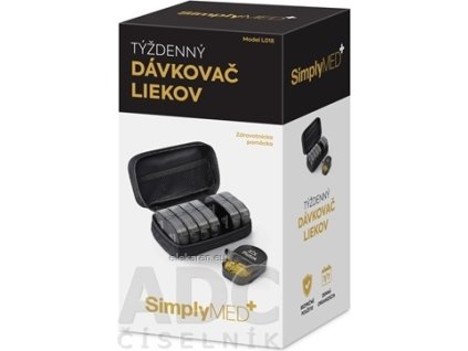 SimplyMED TÝŽDENNÝ DÁVKOVAČ LIEKOV - 1x1 ks