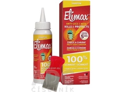 ELIMAX ŠAMPÓN PROTI VŠIAM A HNIDÁM - 1x100 ml