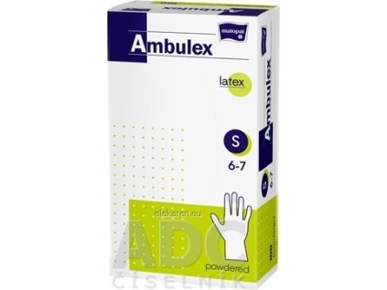 RUKAVICE AMBULEX NES.LAT.PUD.S 100K