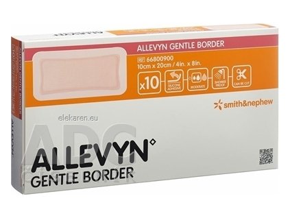 ALLEVYN Gentle Border Krytie na rany - 1x10 ks