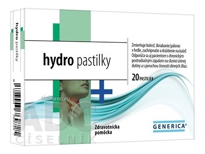 GENERICA hydro pastilky - 1x20 ks