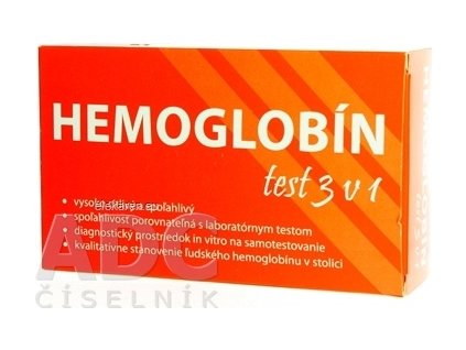 BIOGEMA HEMOGLOBÍN TEST 3v1 - 1x3 ks