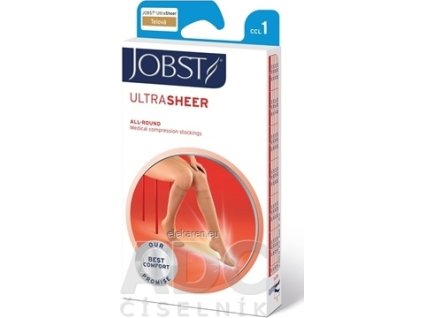 JOBST ULTRA SHEER kompresívne lýtkové pančuchy - I.KT, bežná d., s otvorenou špičkou, telové, veľ. IV., 1x1 pár