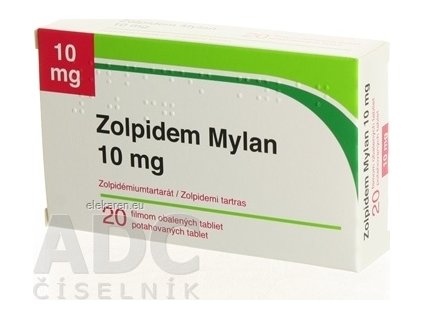 Zolpidem Viatris 10 mg (Mylan) - 1x20 ks