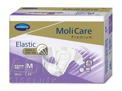 MoliCare Premium Elastic 8 kvapiek M - 1x26 ks