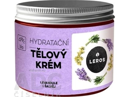 LEROS HYDRATAČNÝ TELOVÝ KRÉM LEVANDUĽA & ŠALVIA - 1x200 ml