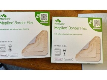 Mepilex Border Flex 7,5x7,5 cm - 1x5 ks