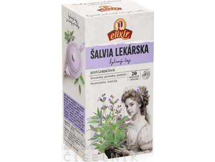 AGROKARPATY ŠALVIA LEKÁRSKA - bylinný čaj, čistý prírodný produkt, 20x2 g (40 g)
