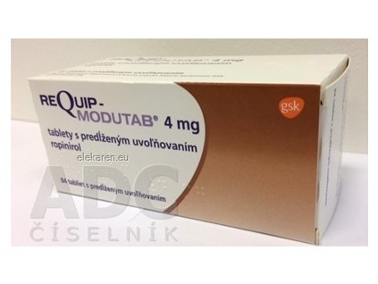 REQUIP-MODUTAB 4 mg - 1x84 ks