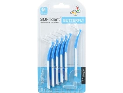 Medzizubné kefky SOFTdent Butterfly M 0,6 mm - 1x6 ks