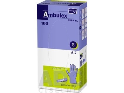 Ambulex NITRYL Vyšetrovacie a ochranné rukavice - 1x100 ks