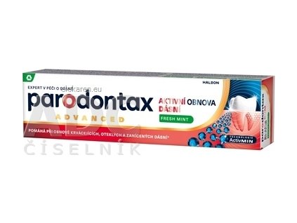 Parodontax Aktívna obnova ďasien FRESH MINT - 1x75 ml