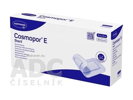 COSMOPOR E STERIL 15X6CM 25KS
