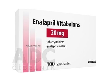 Enalapril Vitabalans 20 mg tablety - 1x100 ks