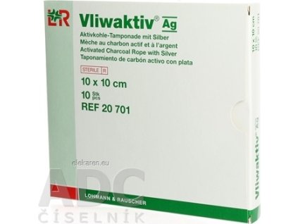 VLIWAKTIV AG TAMPONÁDY S AKTÍV.UHLÍM A AG 10x10cm - 1x10 ks