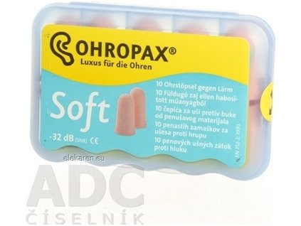 OHROPAX SOFT Ušné vložky - 1x10 ks