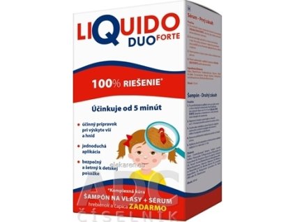 LiQuido DUO Forte šampón proti všiam - 1x1 set