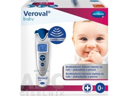 VEROVAL Baby Bezdotykový infračervený teplomer - 1x1 ks