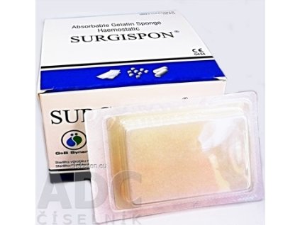 SURGISPON STANDARD 80X50X10MM 10KS