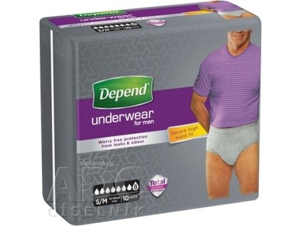 DEPEND SUPER S/M pre mužov - 1x10 ks