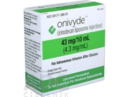 ONIVYDE pegylated liposomal 4,3 mg/ml - 1x10 ml