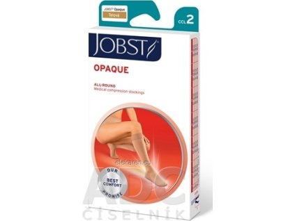 JOBST OPAQUE kompresívne lýtkové pančuchy - II.KT, bežná d., s otvorenou špičkou, telové, veľ. III., 1x1 pár