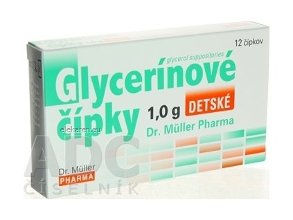 Dr. Müller Glycerínové čípky 1,0 g - 1x12 ks
