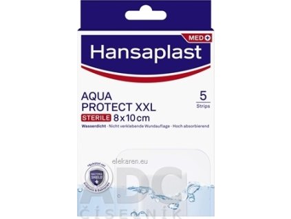 Hansaplast MED AQUAPROTECT XXL - 1x5 ks