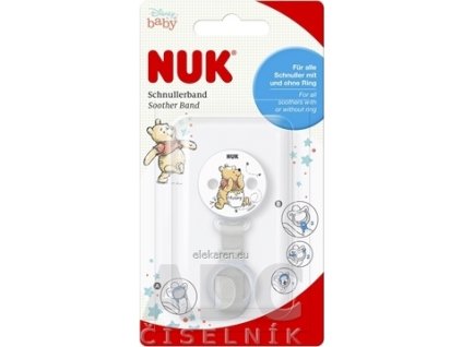 NUK Stuha na cumlík DISNEY Macko Pú - 1x1 ks