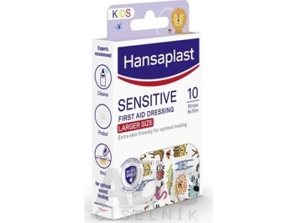 Hansaplast SENSITIV KIDS Zvieratká XL - 1x10 ks