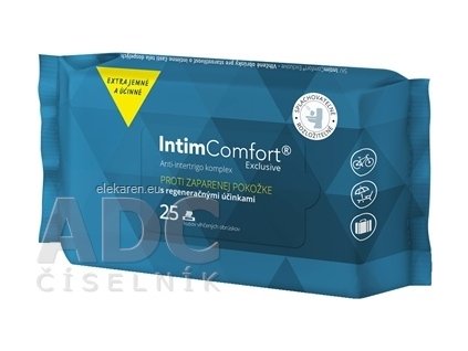 INTIMComfort Vlhčené obrúsky multipack - 1x25 ks