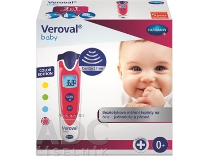 VEROVAL Baby Bezdotykový infračervený teplomer - 1x1 ks
