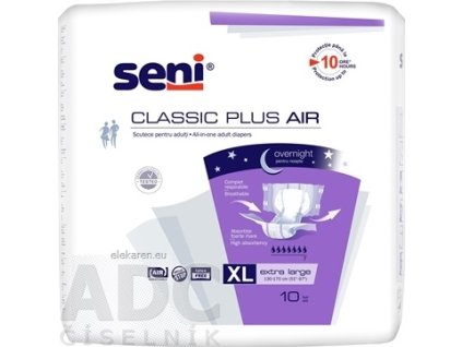 Seni CLASSIC PLUS AIR XL extra large - 1x10 ks