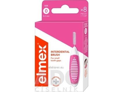 ELMEX MEDZIZUBNÉ KEFKY ISO 0 - 0,4 MM - 1x8 ks