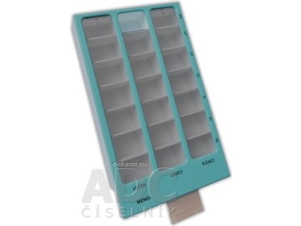 Dávkovač liekov typ 02 týždenný - 1x1 ks