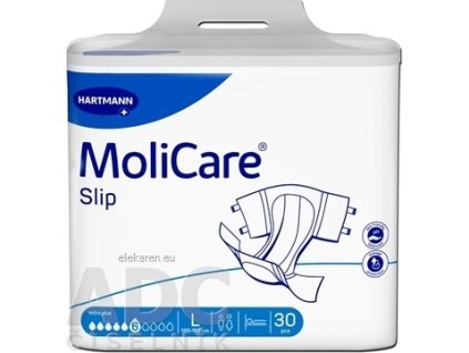 MoliCare Slip extra plus 6 kvapiek L - 1x30 ks