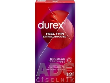 DUREX Feel Thin Extra Lubricated - 1x12 ks