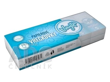 Papierové vreckovky Verytis Blue - 10x10 ks