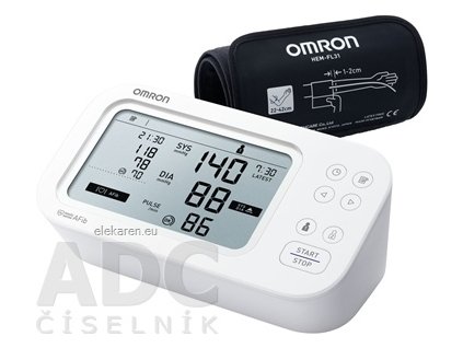 OMRON M6 Comfort AFib Tlakomer - 1x1 set