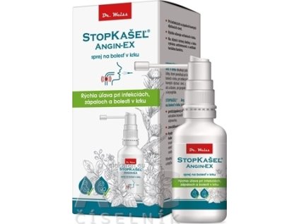 StopKašeľ ANGIN-EX sprej na bolesť v krku - 1x30 ml