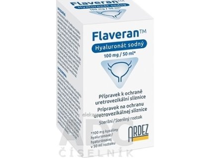 Flaveran Hyaluronát sodný 100 mg/50 ml - 1x50 ml