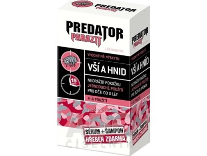 PREDATOR PARAZIT pri výskyte vší a hníd PACK - 1x1 set